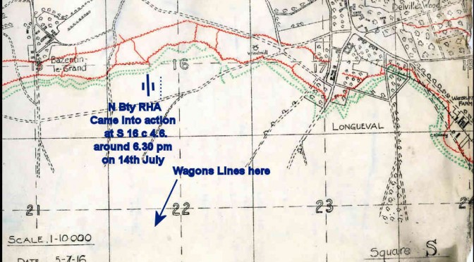 14th July – the Battle of Bazentin Ridge