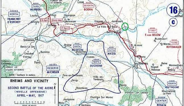 The Nivelle Offensive: Second Battle of the Aisne (16 April – 9 May 1917)